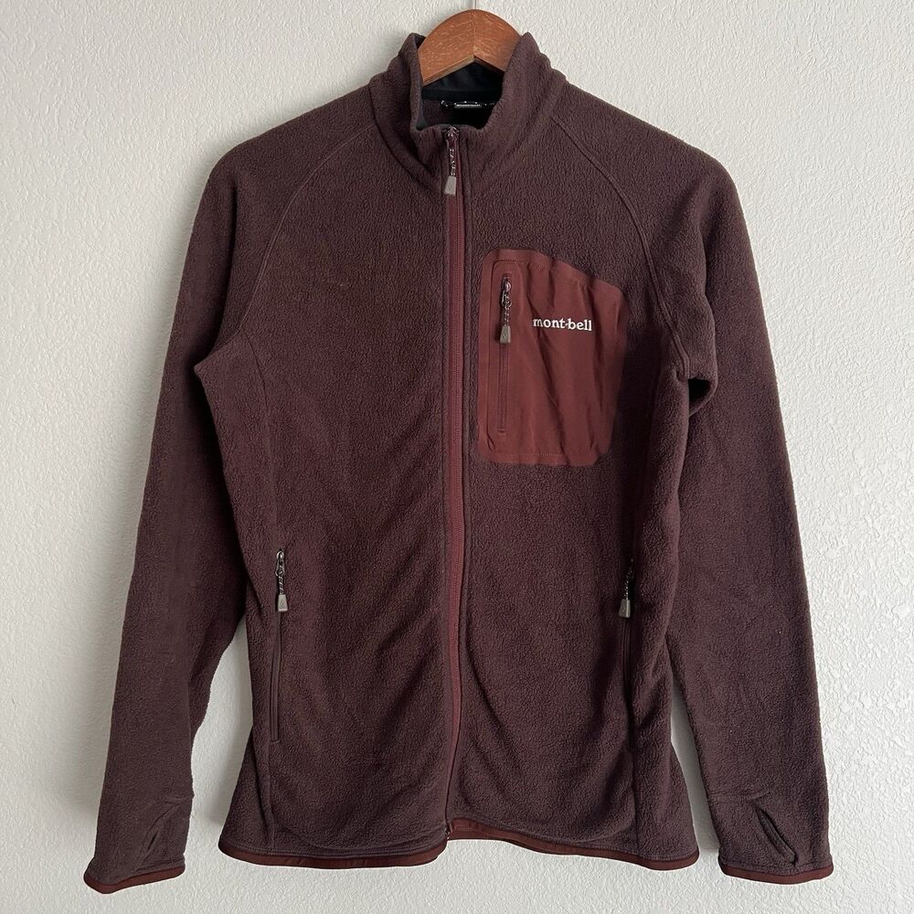 Mont Bell Women’s CLIMAPLUS 100 Jacket Size L Brown